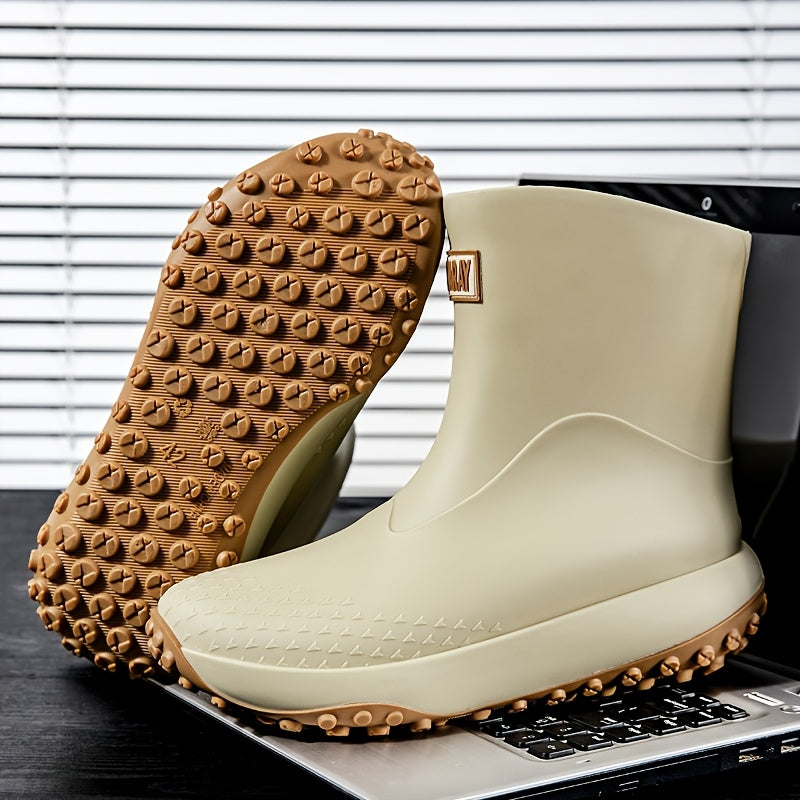 Slip-On Waterproof Rain Boots