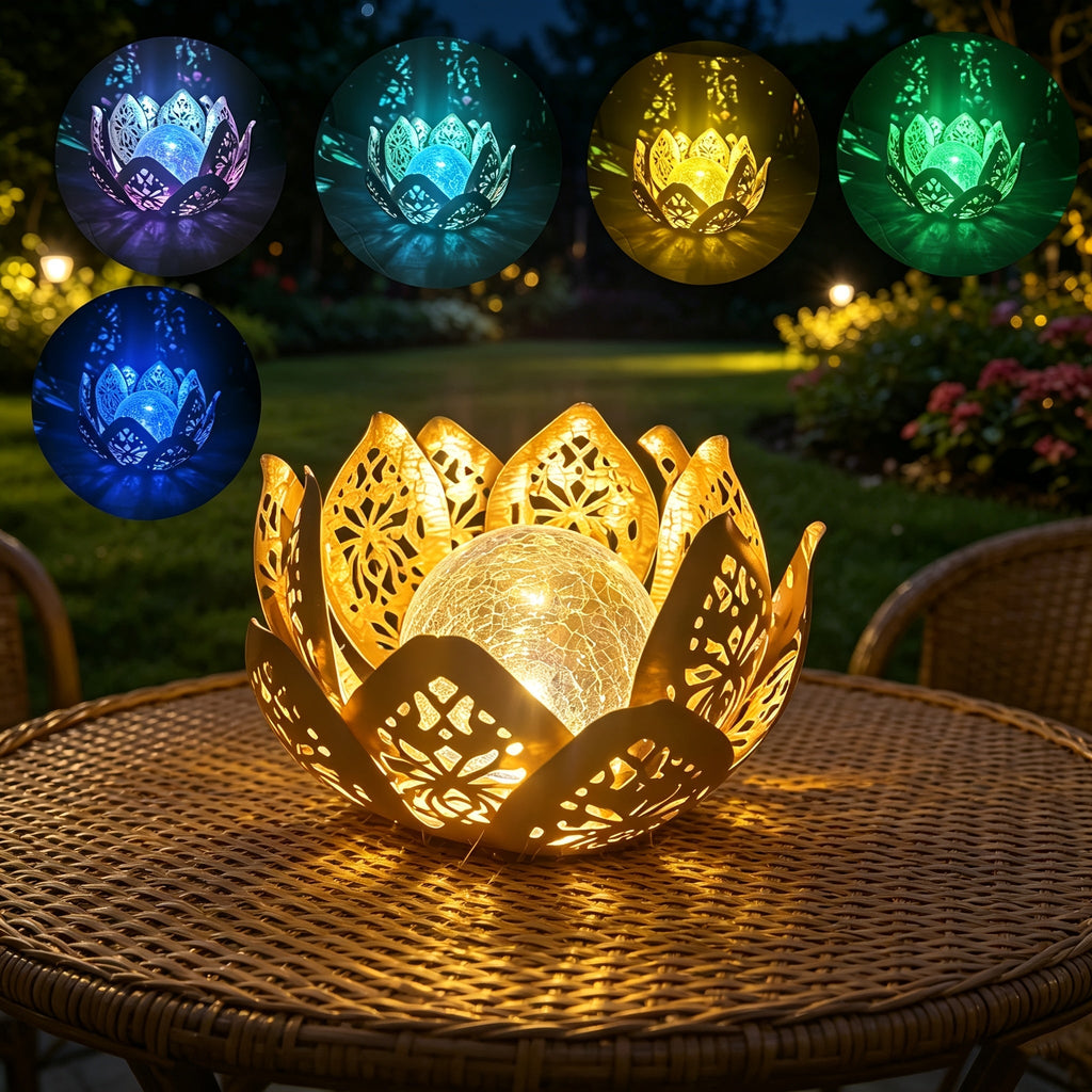 Solar Lotus bordlampe