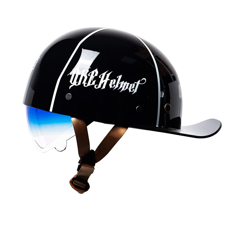 Classic Baseball Style DOT Approved Motorcycle Helmet For Riders