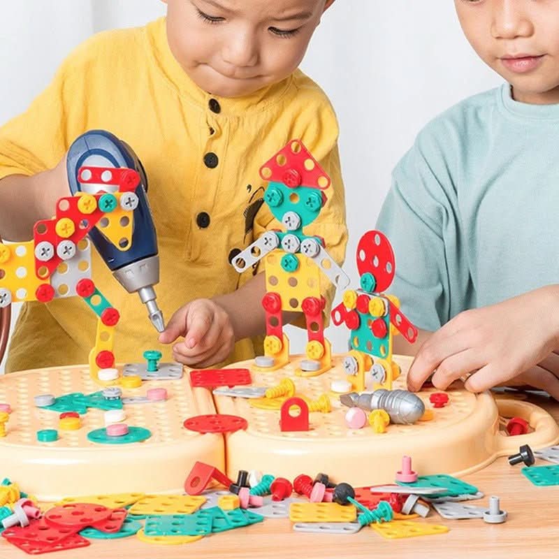 BuildSpark Creative Construction Toy With Mini Drill For Children Aged 6 And Up