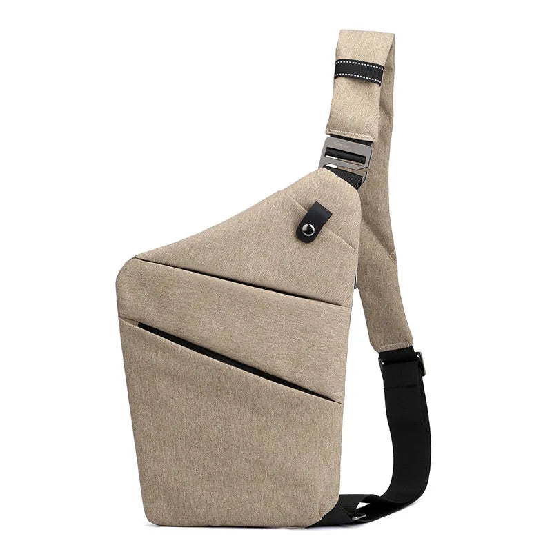 Sac bandoulière de voyage sécurisé avec design anti-vol pour des déplacements en toute sécurité