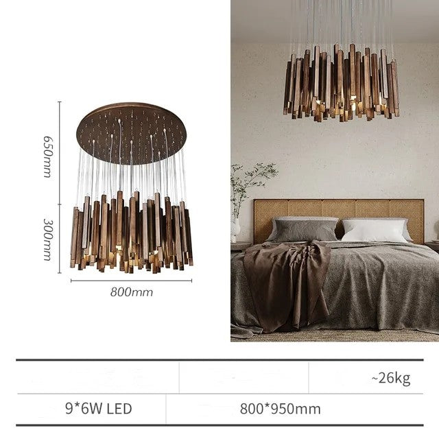 Luma FloraWood Ceiling Light for Modern Living Rooms
