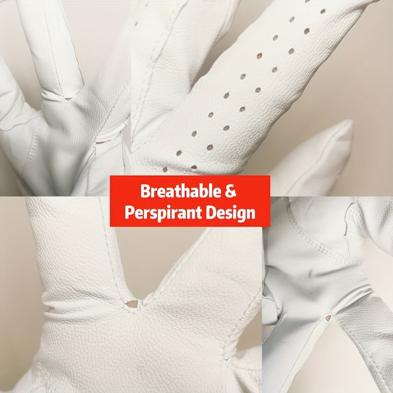 Sheepskin Golf Glove for Left Hand