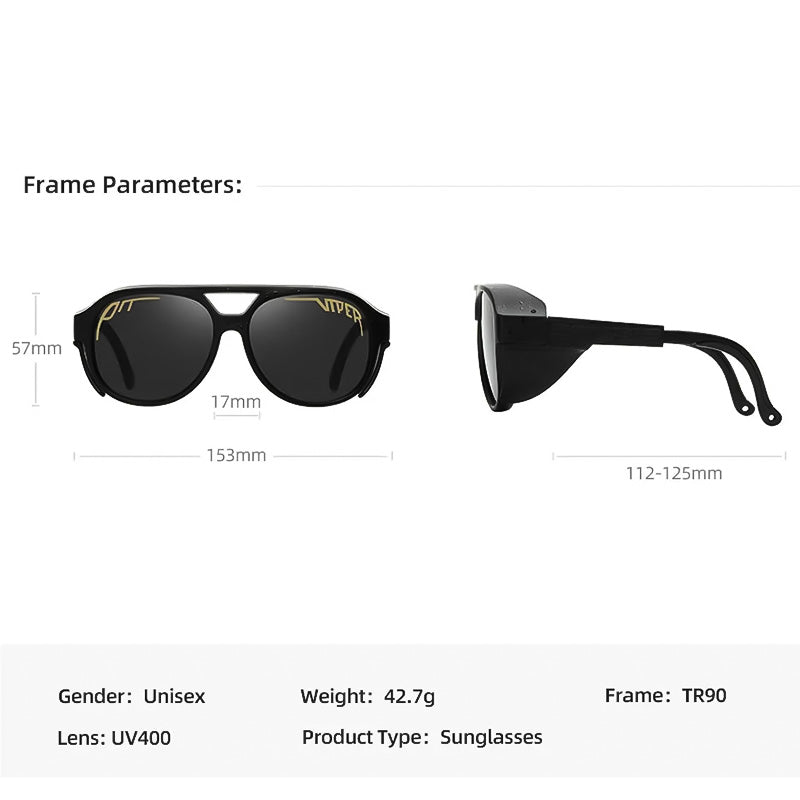 Viper Windproof UV400 Motorcycle Sunglasses For Riders Everywhere