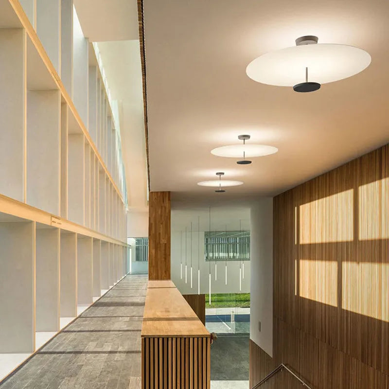 Lustre RoundGlow Nordic-Loop avec anneau lumineux circulaire