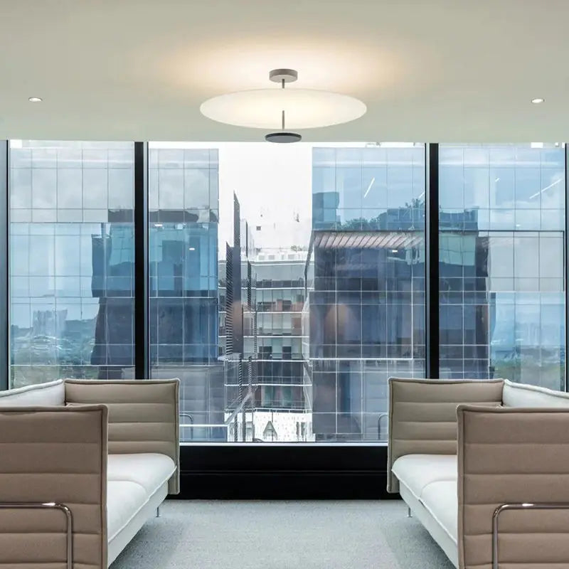 Lustre RoundGlow Nordic-Loop avec anneau lumineux circulaire