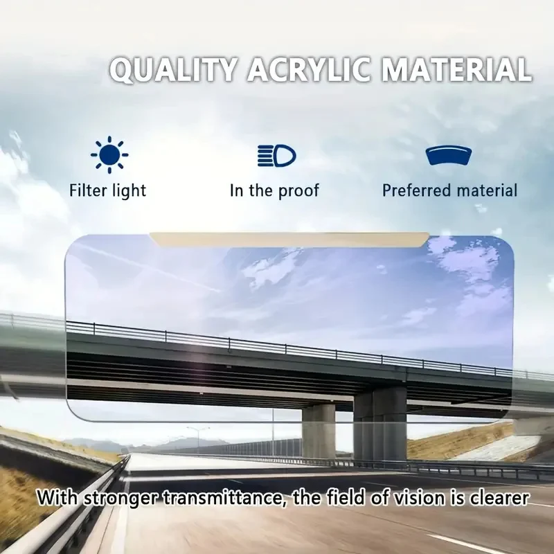 Akcesorium do przedłużenia osłony przeciwsłonecznej samochodu BrightGuard Anti Glare | Fervei
