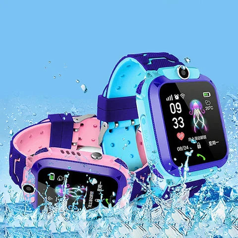 Kinder GPS-Smartwatch mit Notruftaste und wasserdichtem Design für den Schulmodus