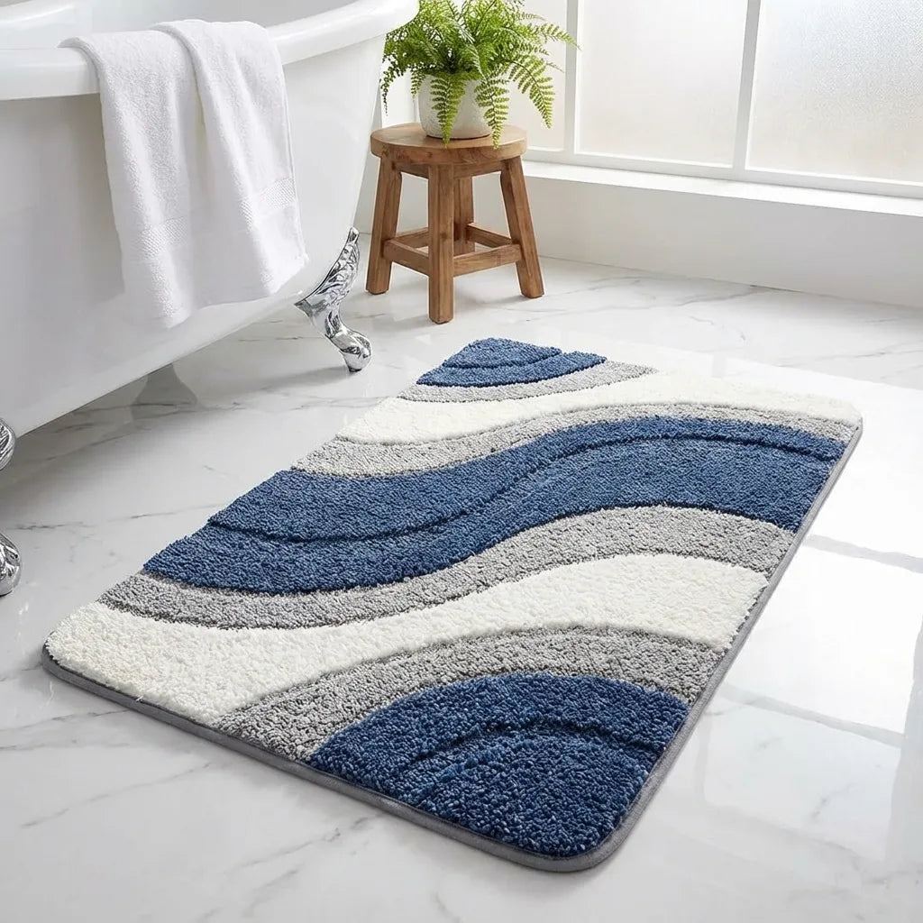 Tappeto da bagno effetto cashmere