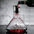 Decanter per vino con aerazione a 12 canali in vetro cristallo da 1500 ml per un aroma ricco
