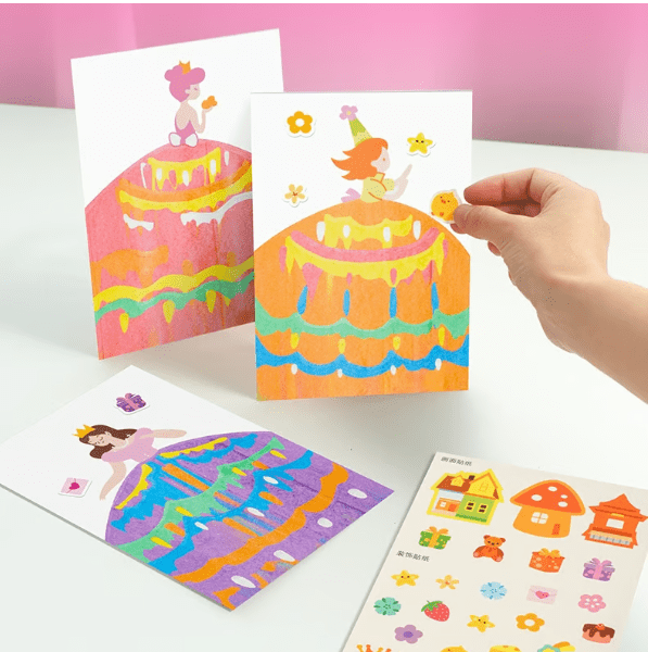 Scratch Art Kit for Creative Painting Without Mess for Children