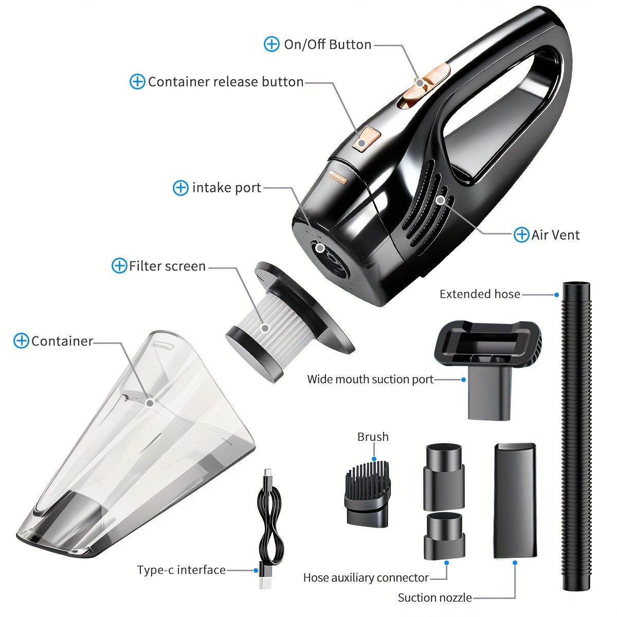 Cordless Handheld Vacuum Cleaner