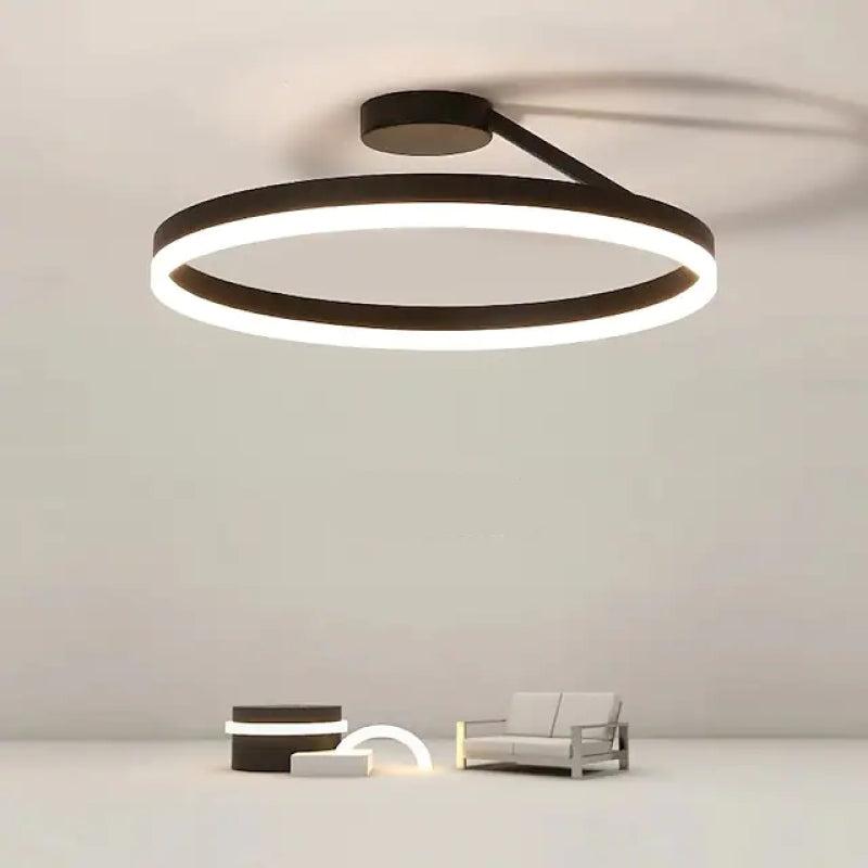 ArishaGlow Elegant LED Ceiling Light In Gold And Metal Finish