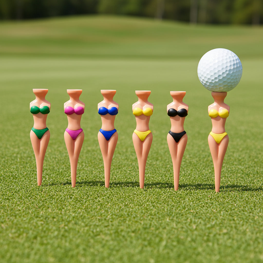 Novelty Bikini Golf Tees 5-Pack
