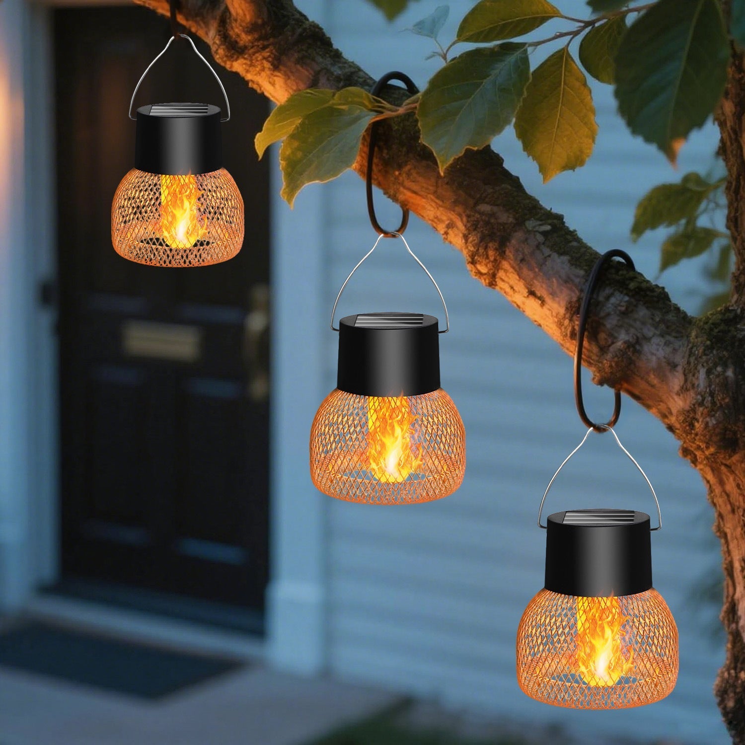 Flame Pendant Garden Lights