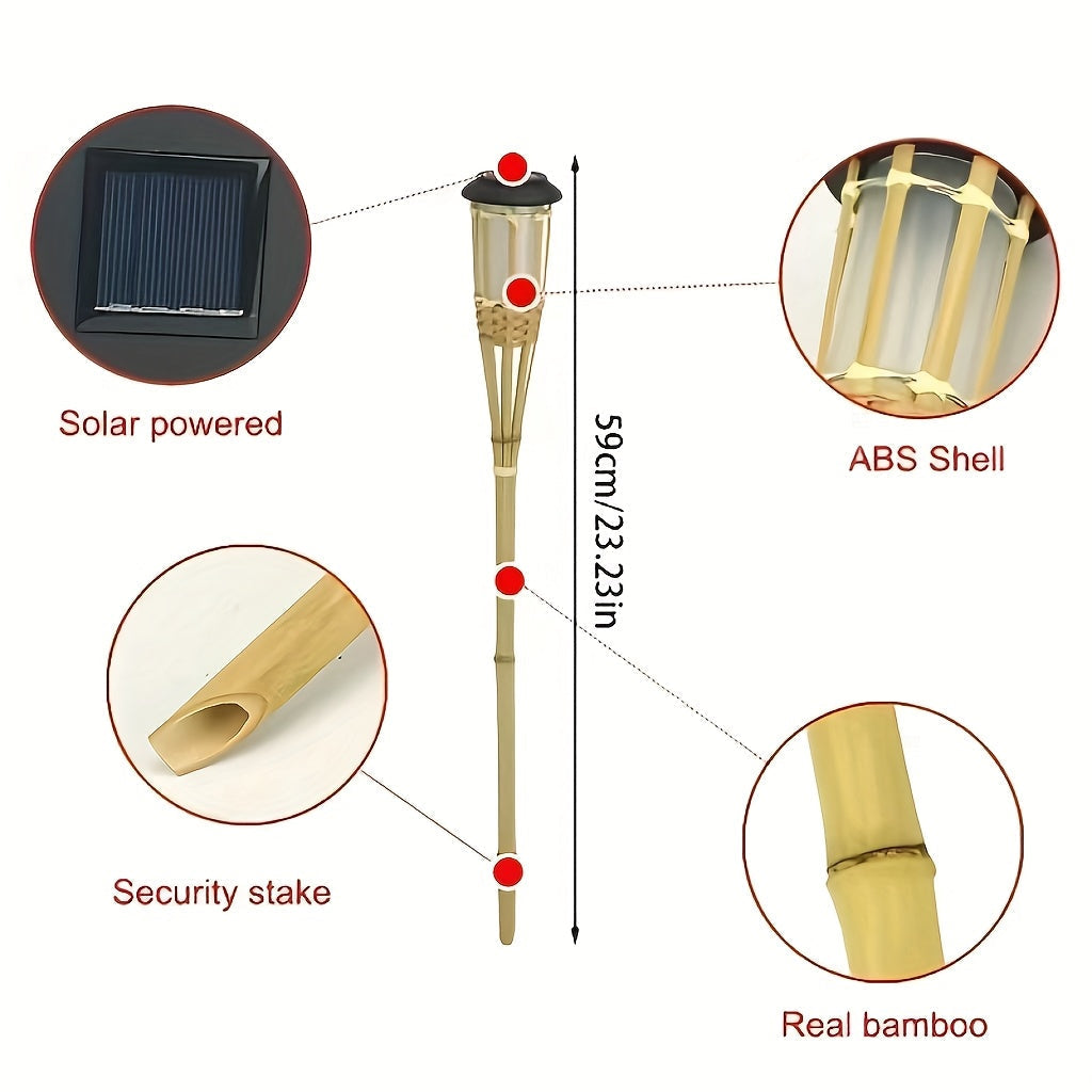 Solar-Fackel-Rasenlampe