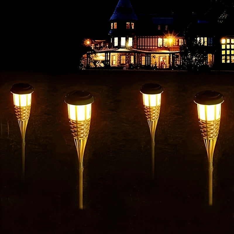 Solar-Fackel-Rasenlampe