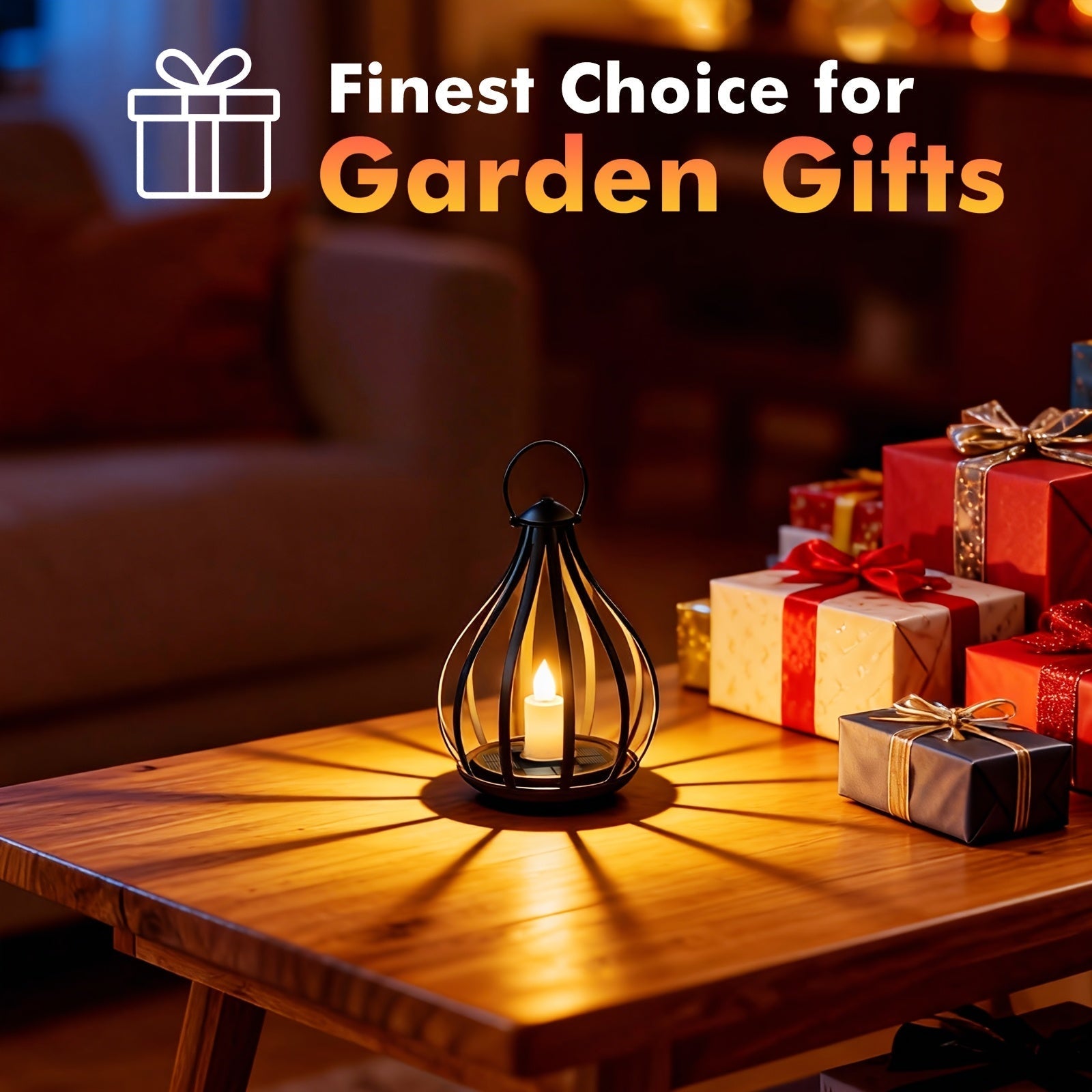 Hanging Solar Candle Lantern