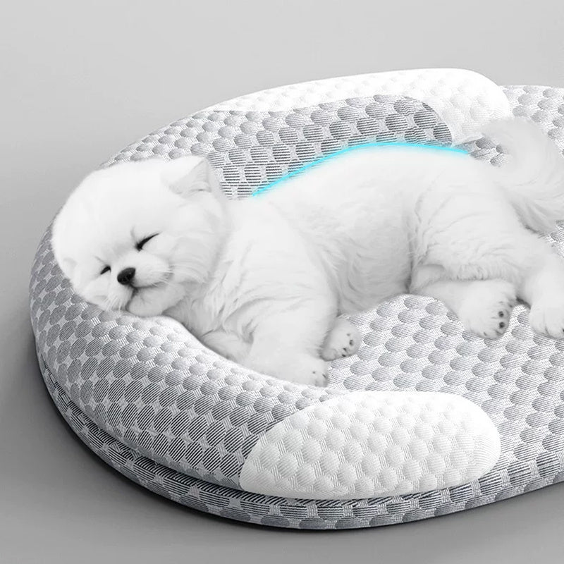 Round Cooling Pet Bed