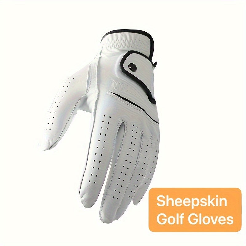 Sheepskin Golf Glove for Left Hand