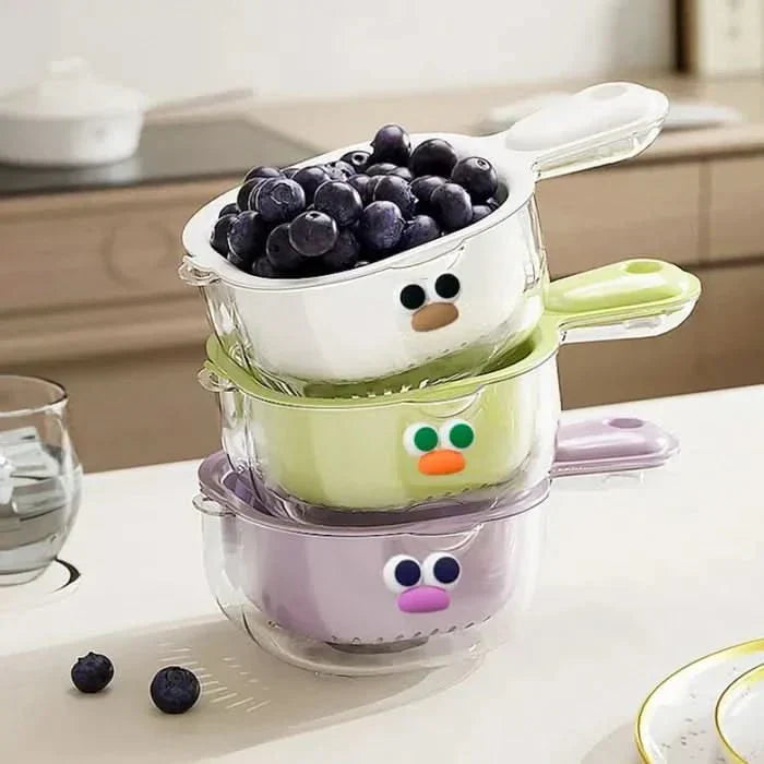 ClearFlow Two Layer Drain Basket Modern And Practical For Every Kitchen