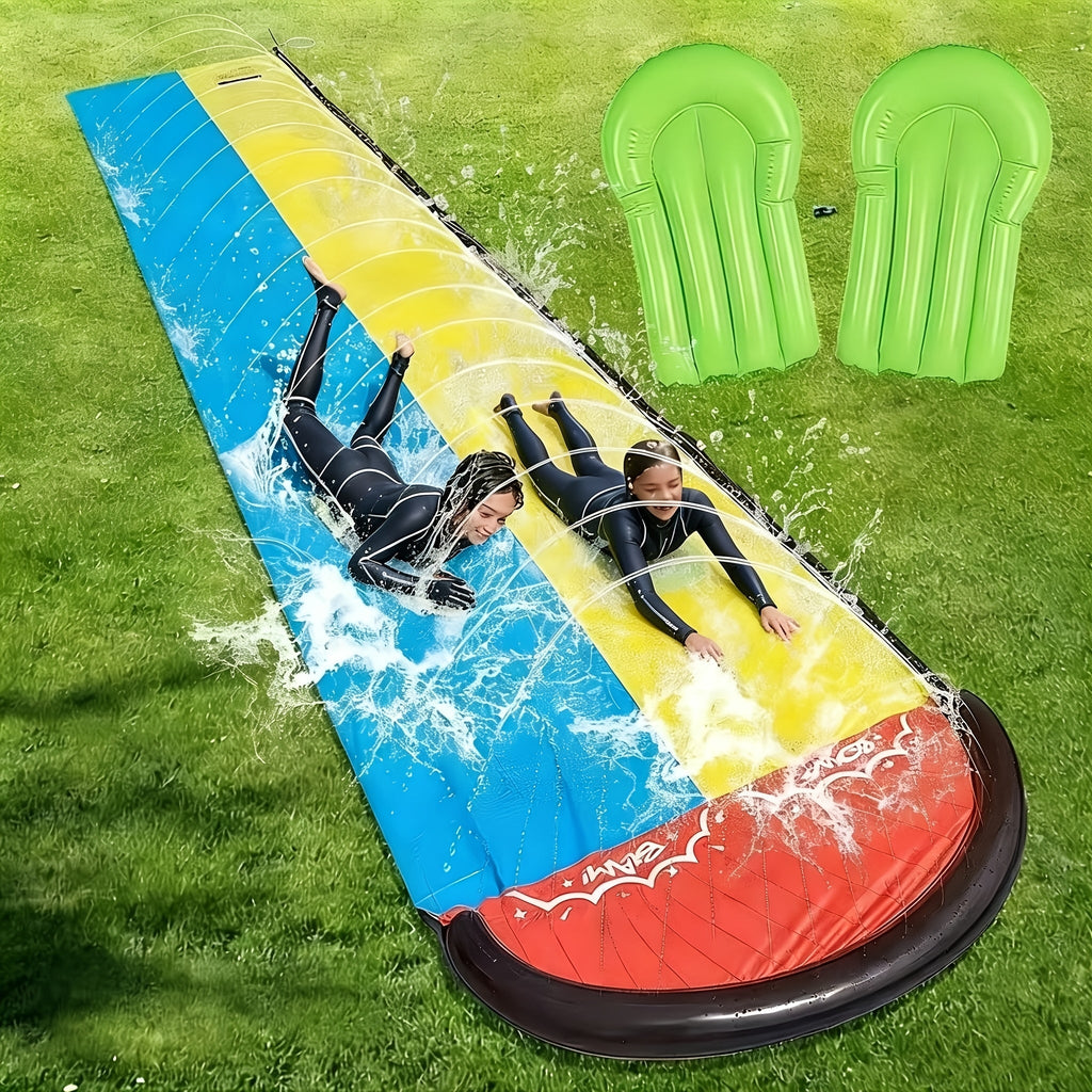 夏の涼しい遊びに最適な膨らませるサーフィン芝生スライド