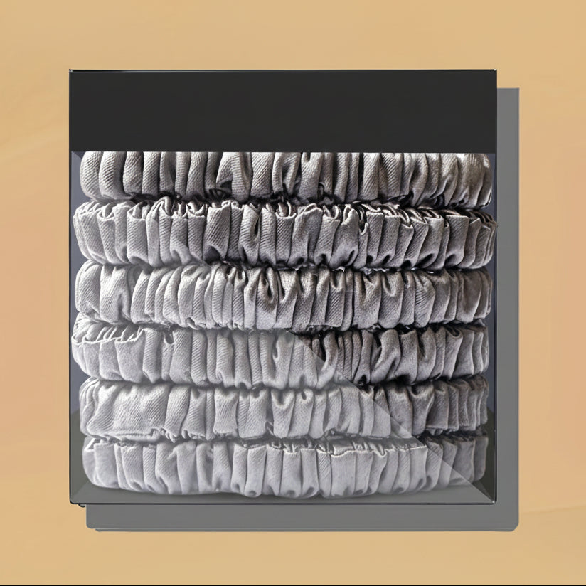 Confezione da 6 elastici minimalisti per capelli per lo styling quotidiano