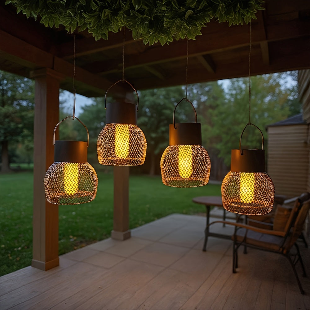 Flame Pendant Garden Lights