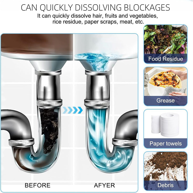 350G Drain Gel Cleaner For All Pipes Safe And Effective Unblocker