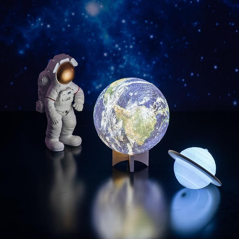 Luce notturna 3D della Terra con 16 colori e telecomando per soggiorno e camera da letto