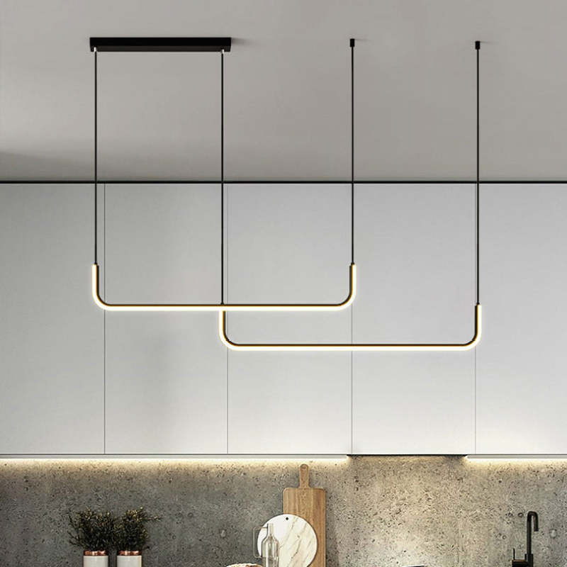 Elara Sleek Pendant Light With LED Metal And Silicone Style