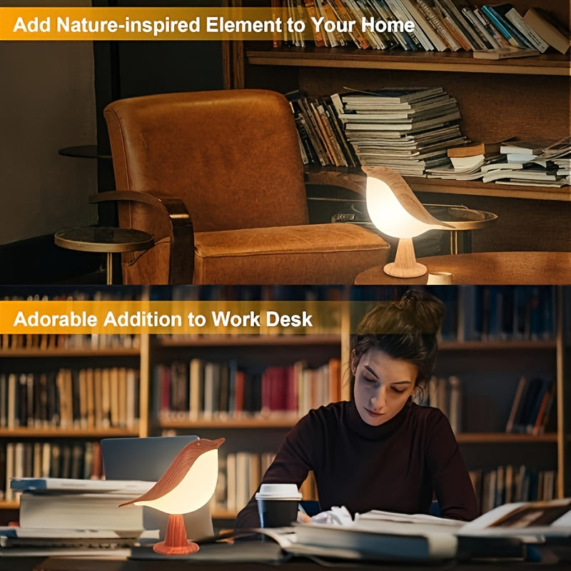 Minimalist Bird Lamp for Cozy Holiday Home Decoration