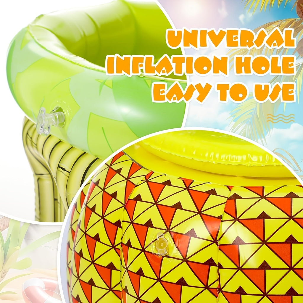 Inflatable Tropical Drink Cooler Set