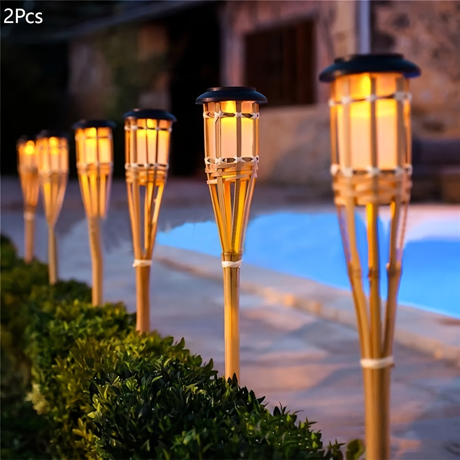 Solar-Fackel-Rasenlampe