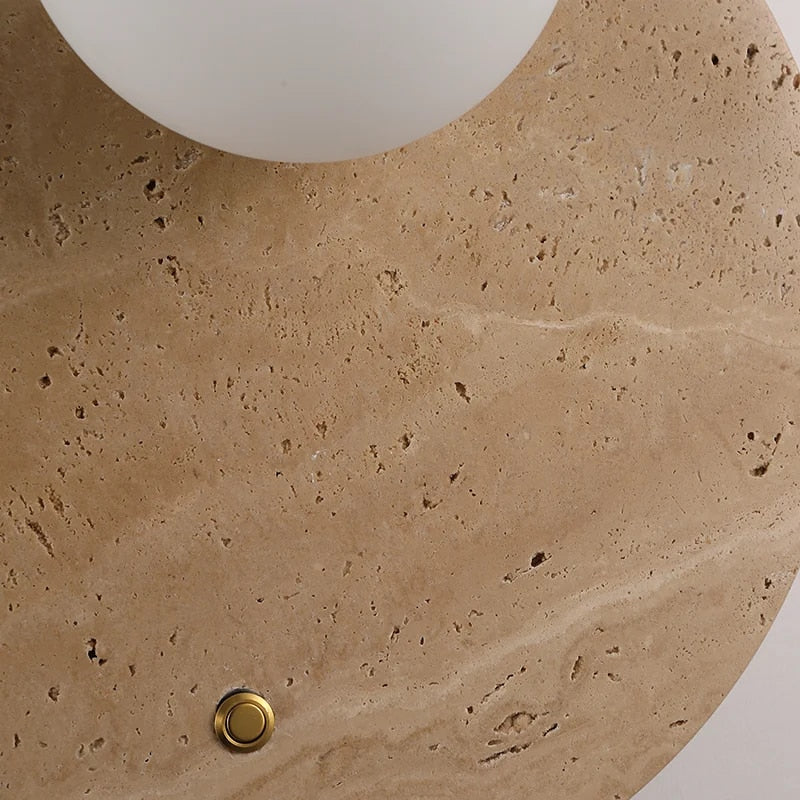 StoneAura Wall Light With Unique Rock Pattern Finish
