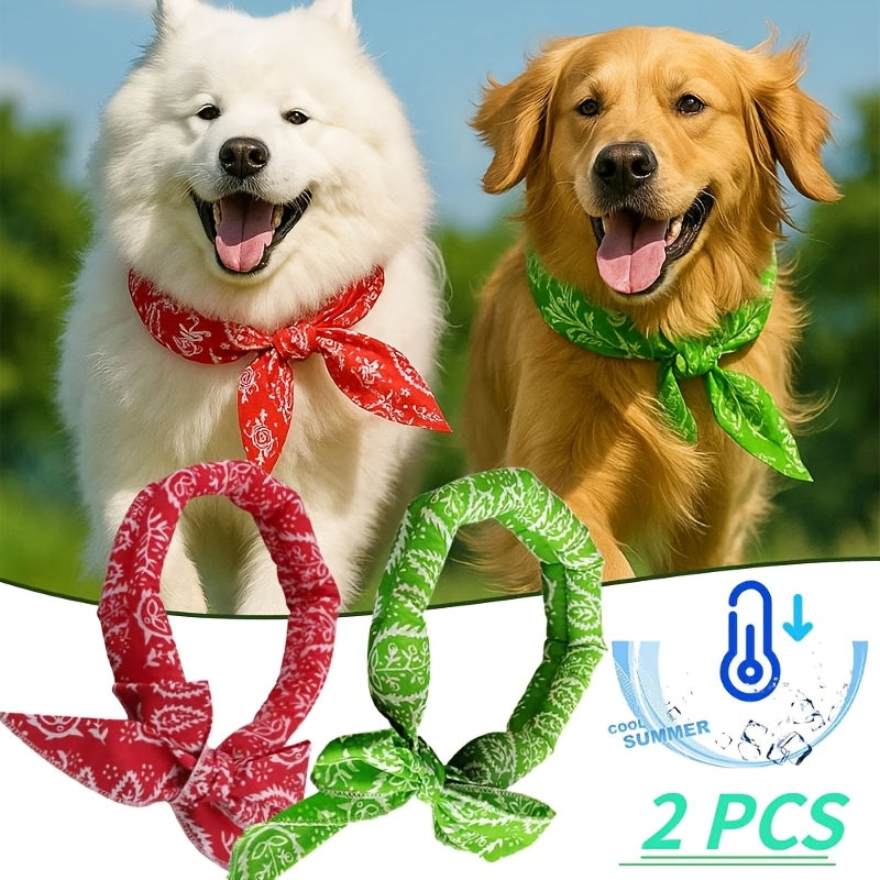 Reusable Pet Cooling Bandanas
