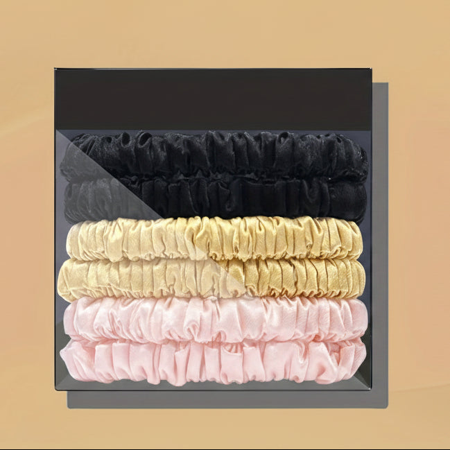 Confezione da 6 elastici minimalisti per capelli per lo styling quotidiano