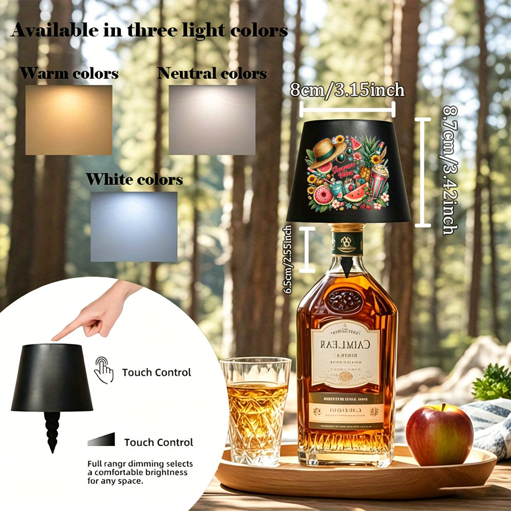 Portable LED Bottle Lamp for Vibrant Ambient Lighting