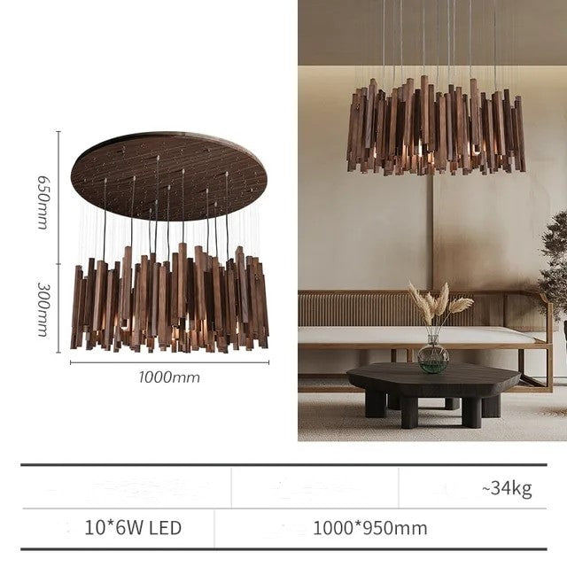 Luma FloraWood Ceiling Light for Modern Living Rooms