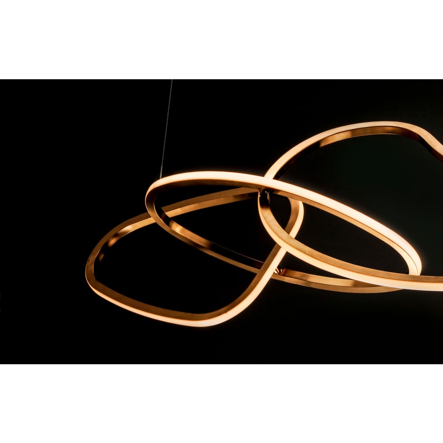 Candelabru LED abstract pentru iluminatul modern al sălii de mese