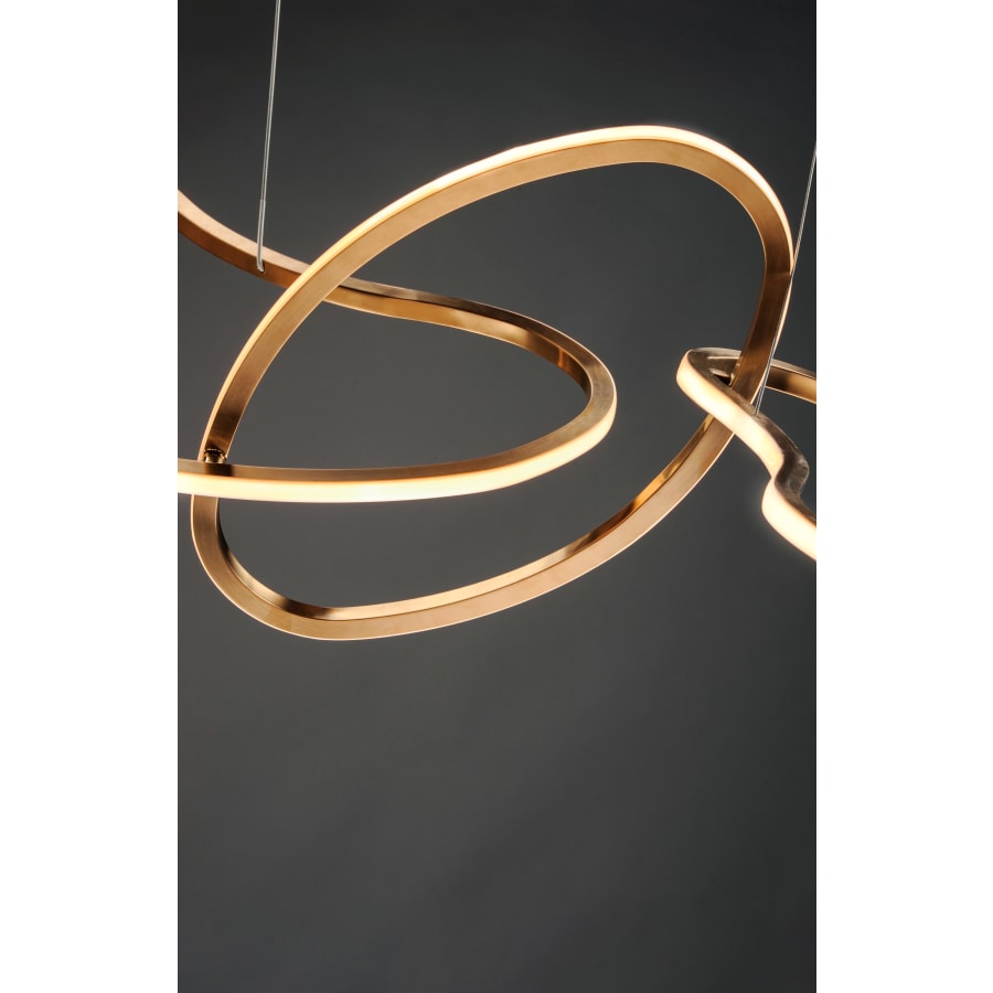Candelabru LED abstract pentru iluminatul modern al sălii de mese