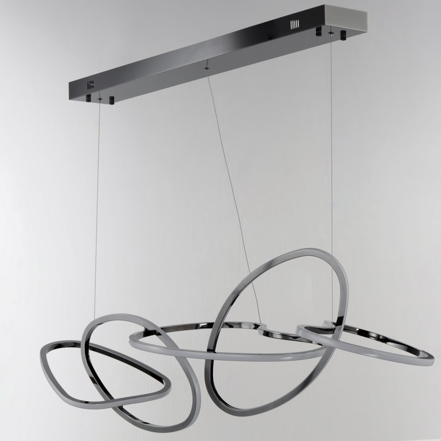 Candelabru LED abstract pentru iluminatul modern al sălii de mese