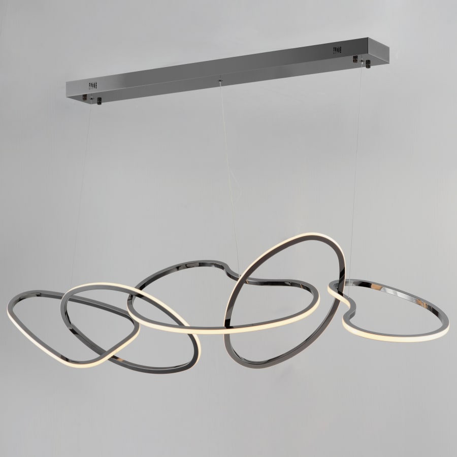 Candelabru LED abstract pentru iluminatul modern al sălii de mese