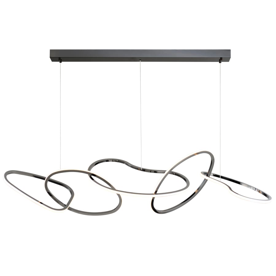 Candelabru LED abstract pentru iluminatul modern al sălii de mese