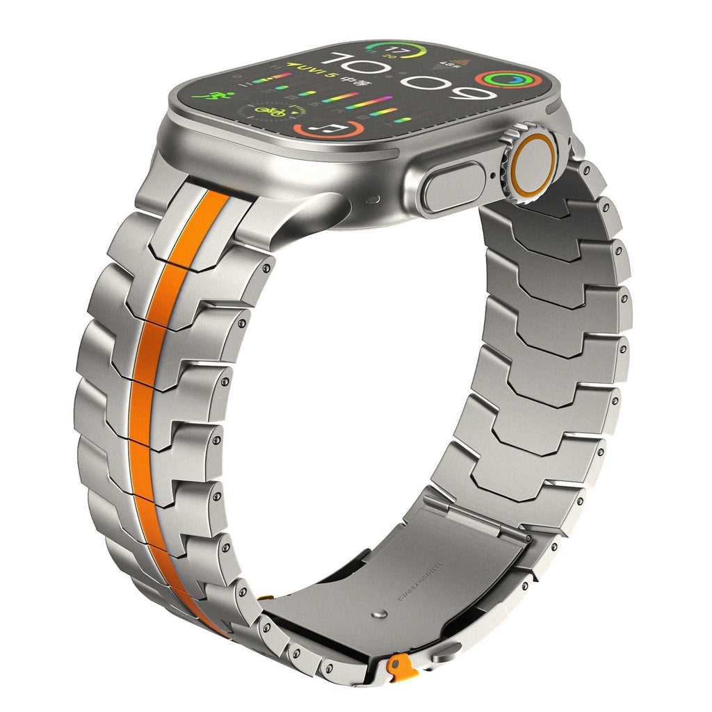 Luksusowa tytanowa opaska Keith Lane do urządzeń Apple Watch