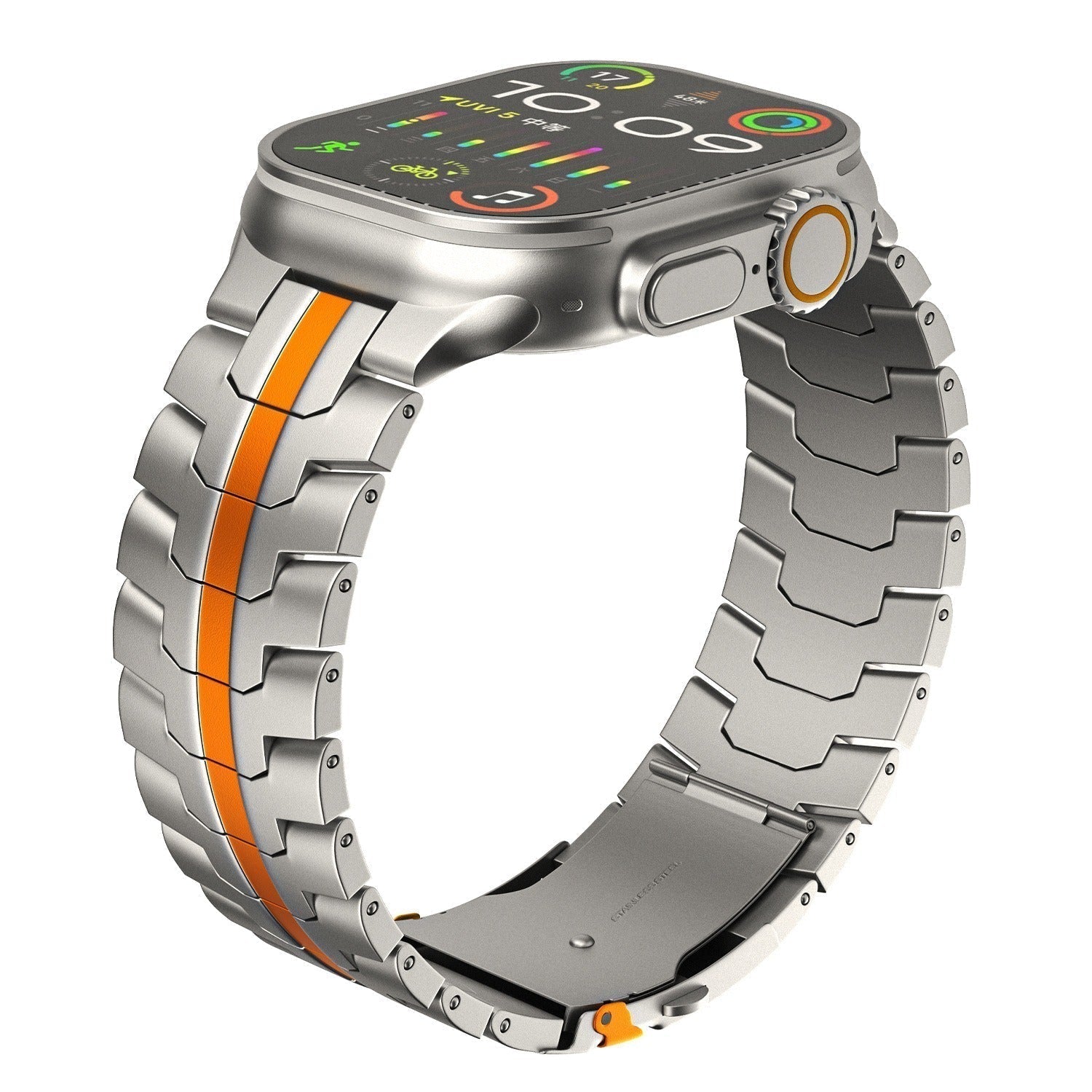 Luksusowa tytanowa opaska Keith Lane do urządzeń Apple Watch