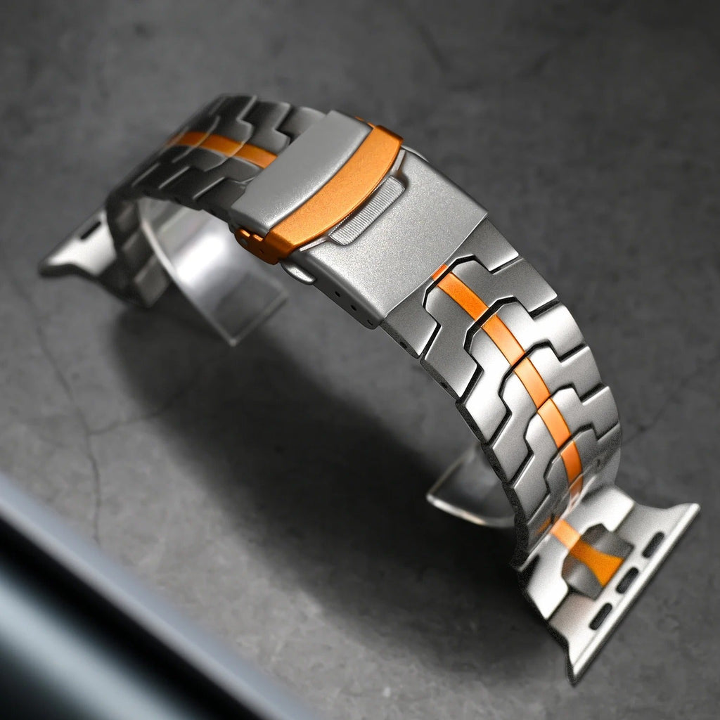 Luksusowa tytanowa opaska Keith Lane do urządzeń Apple Watch