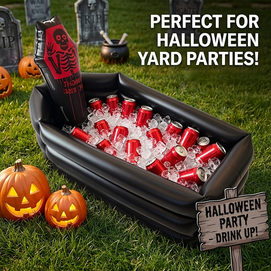 Inflatable Halloween Tombstone Party Cooler