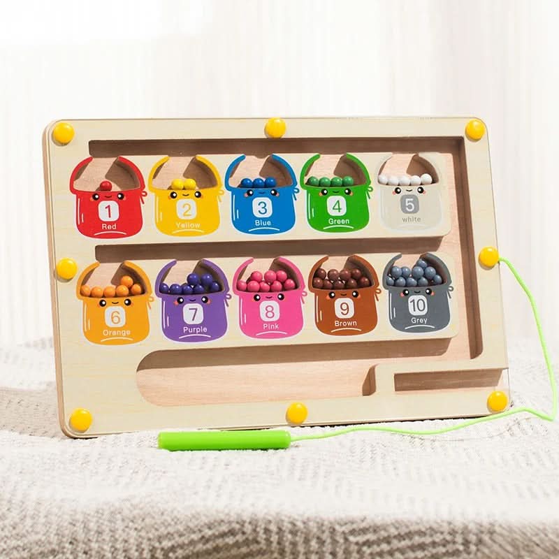 HueQuest Magnetic Color and Number Game for Kids Aged 3 and Up