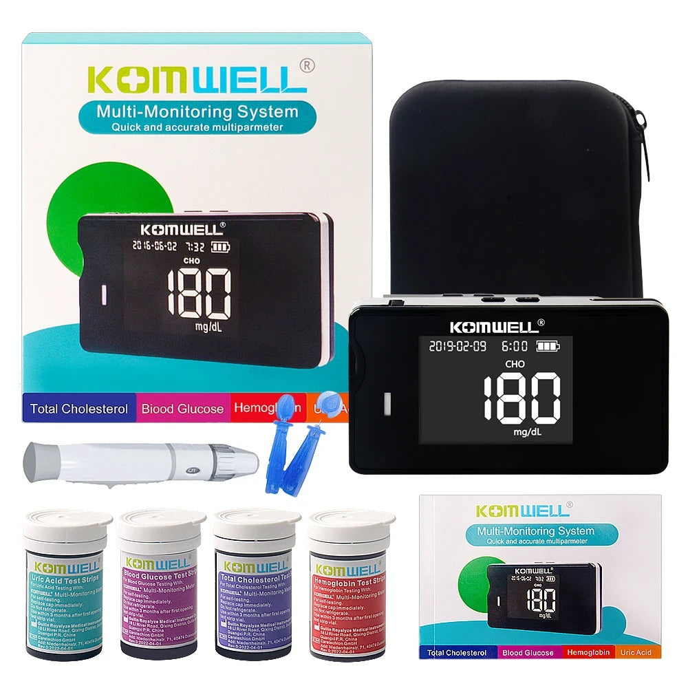 4v1 zdravotní monitor pro cholesterol, glukózu a kyselinu močovou